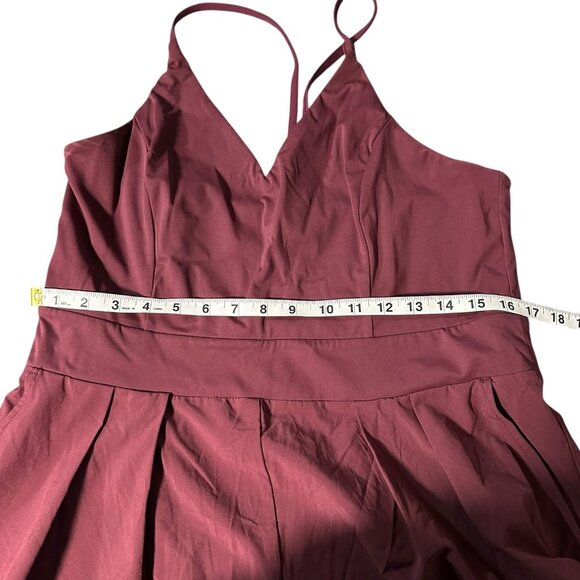 Halara Breezeful Backless Pocket Wide Leg Quick Dry Resort Slip Jumpsuit XL - Picture 7 of 12